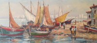 Barcas de Pescadores en el puerto